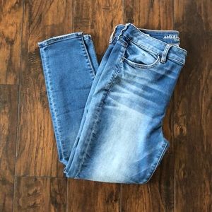 High rise jegging crop